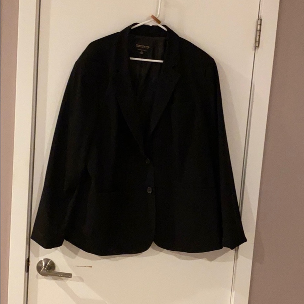 Jones New York 2 Button Stretch Blazer - B…